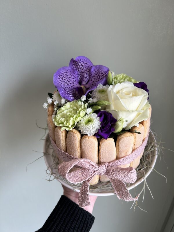 gâteau de fleurs