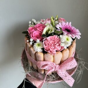 gâteau de fleurs