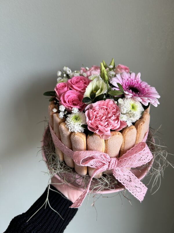 gâteau de fleurs